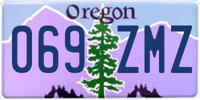 OR license plate 069ZMZ