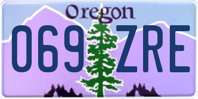 OR license plate 069ZRE
