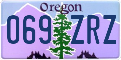 OR license plate 069ZRZ