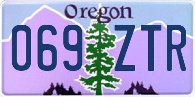 OR license plate 069ZTR