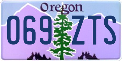 OR license plate 069ZTS