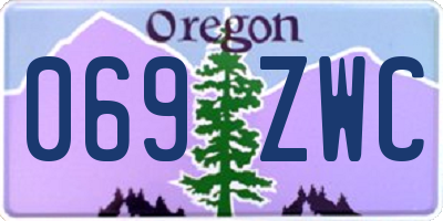 OR license plate 069ZWC