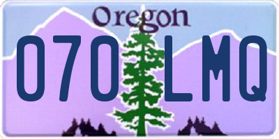 OR license plate 070LMQ
