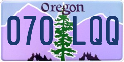 OR license plate 070LQQ