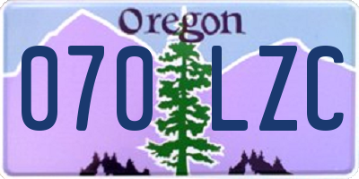 OR license plate 070LZC