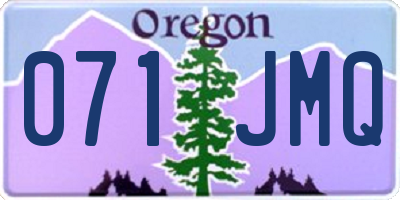 OR license plate 071JMQ