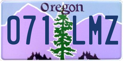 OR license plate 071LMZ