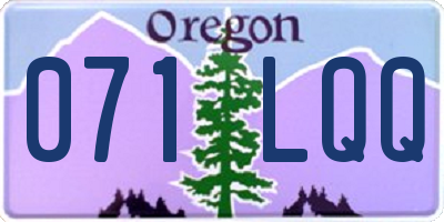OR license plate 071LQQ
