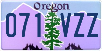 OR license plate 071VZZ