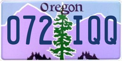 OR license plate 072IQQ