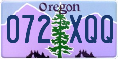 OR license plate 072XQQ