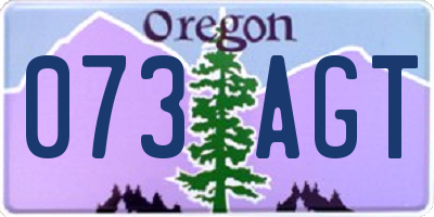 OR license plate 073AGT