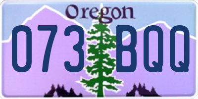 OR license plate 073BQQ