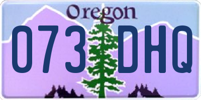 OR license plate 073DHQ