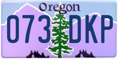 OR license plate 073DKP