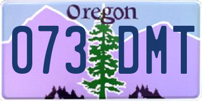 OR license plate 073DMT