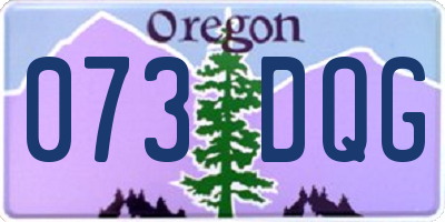 OR license plate 073DQG