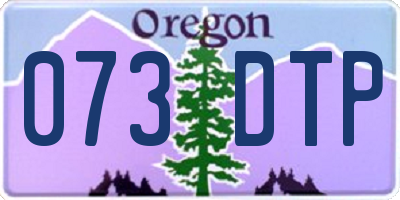 OR license plate 073DTP