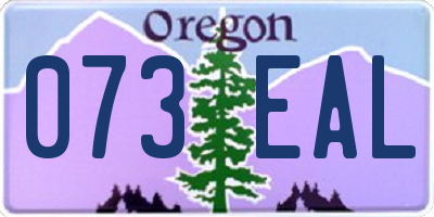 OR license plate 073EAL