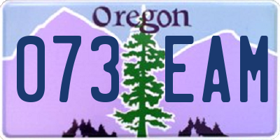 OR license plate 073EAM