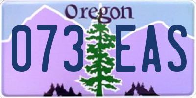 OR license plate 073EAS