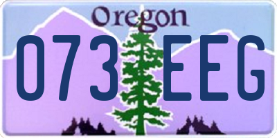 OR license plate 073EEG