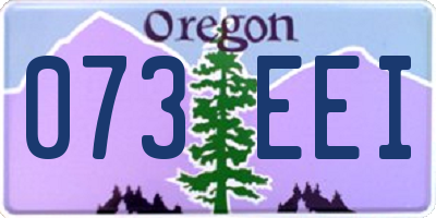 OR license plate 073EEI