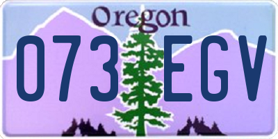 OR license plate 073EGV