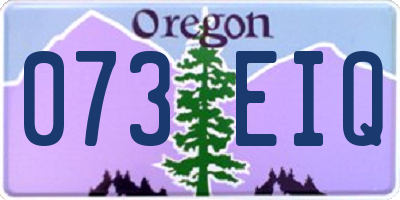 OR license plate 073EIQ