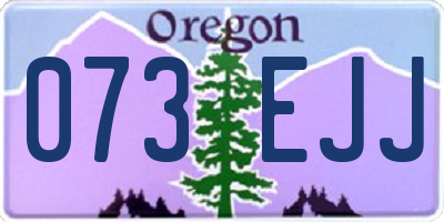 OR license plate 073EJJ