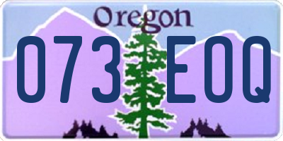 OR license plate 073EOQ
