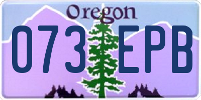 OR license plate 073EPB