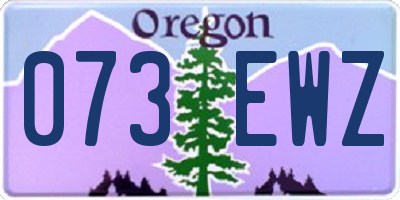 OR license plate 073EWZ