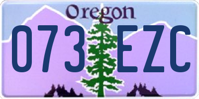 OR license plate 073EZC