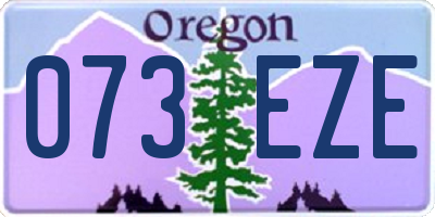 OR license plate 073EZE