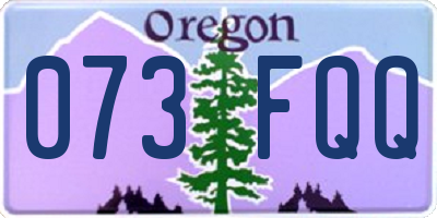 OR license plate 073FQQ