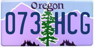 OR license plate 073HCG