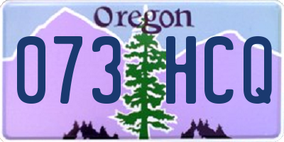 OR license plate 073HCQ