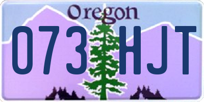 OR license plate 073HJT