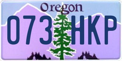 OR license plate 073HKP