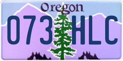 OR license plate 073HLC