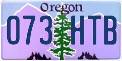 OR license plate 073HTB