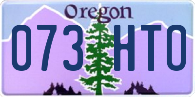 OR license plate 073HTO