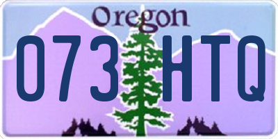 OR license plate 073HTQ