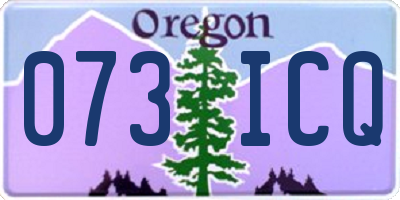 OR license plate 073ICQ