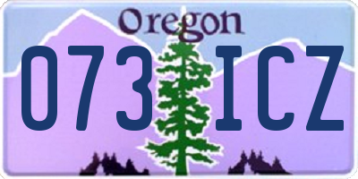 OR license plate 073ICZ