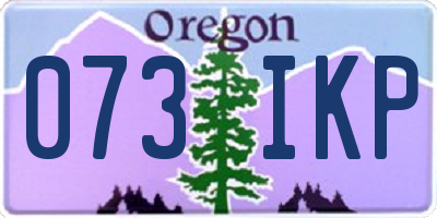 OR license plate 073IKP