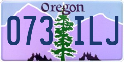 OR license plate 073ILJ