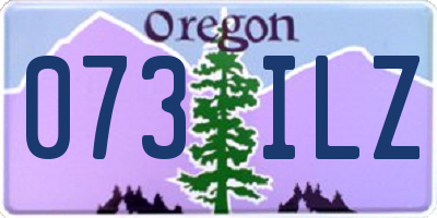 OR license plate 073ILZ