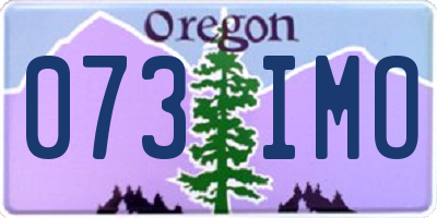 OR license plate 073IMO